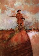 George Rogers Clark on his way to kaskaskia Howard Pyle